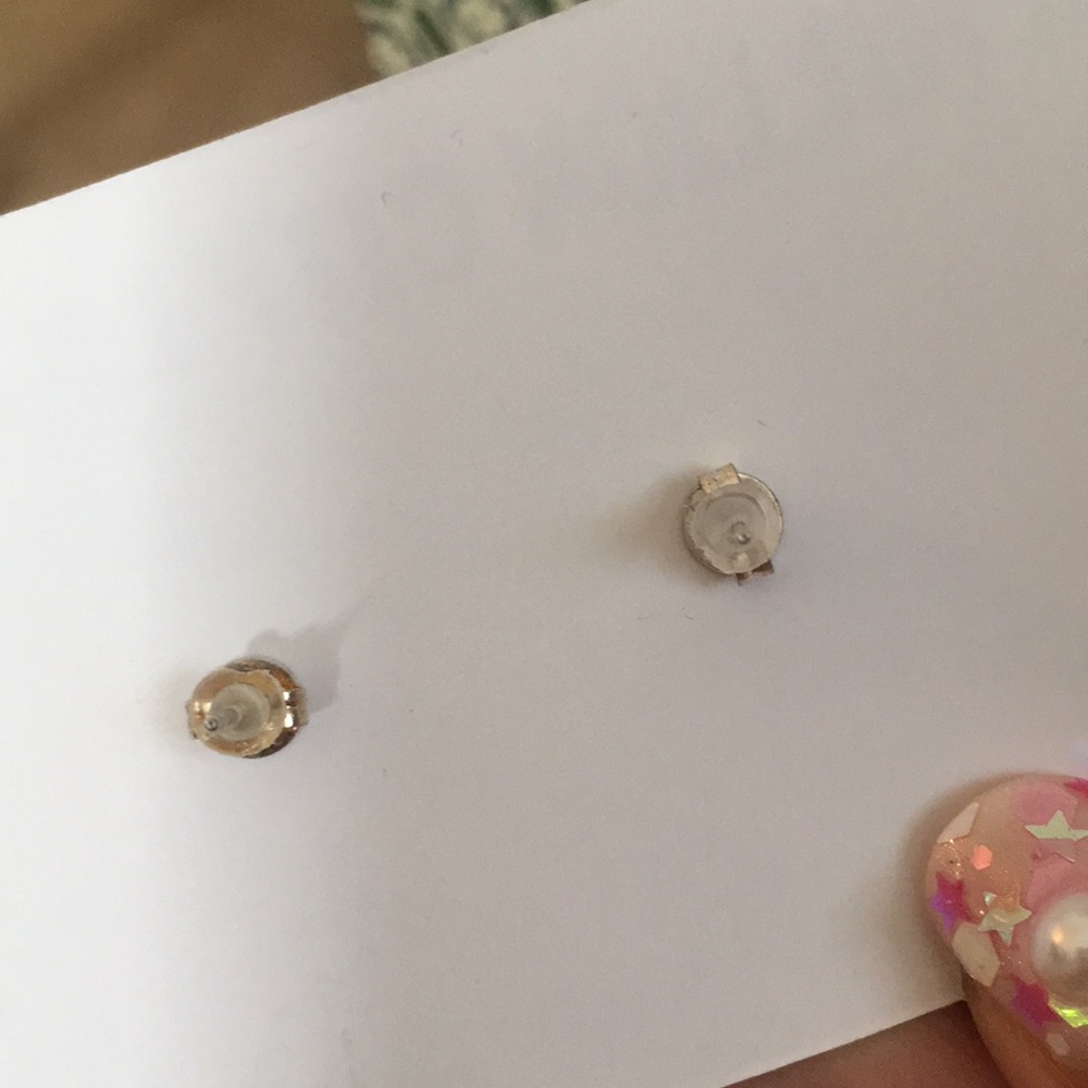 SoCal colorful geometric stud earrings - Picture 3 of 3